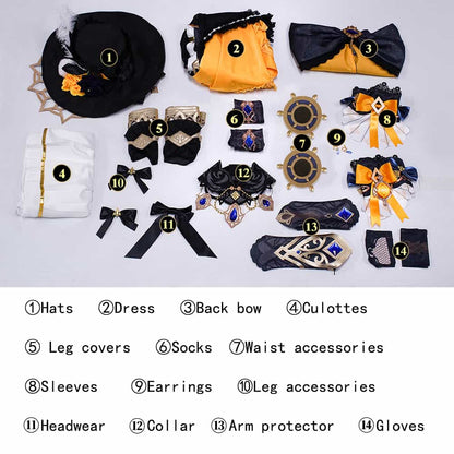 Genshin Impact Navia Fontaine Cosplay Costume