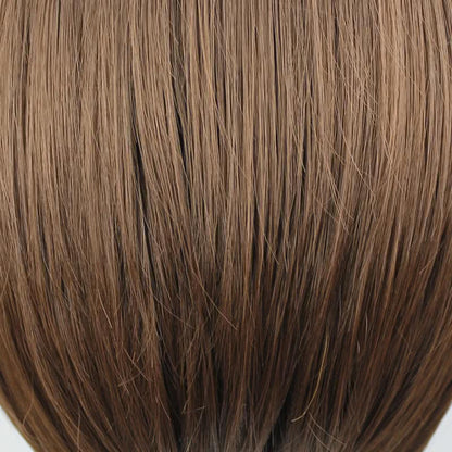 30CM Gintama Okita Sougo Short Dark Brown Cosplay Wigs