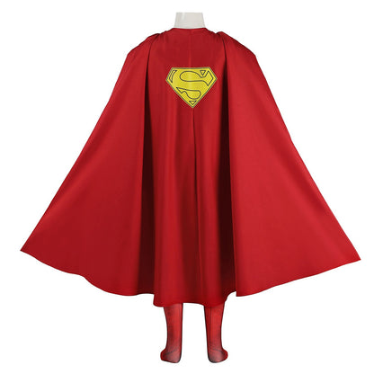 Superman 1978 Moive Christopher Reeve Kids Jumpsuit Cosplay Costumes