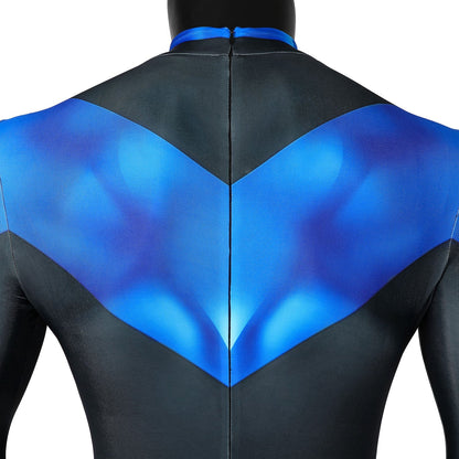 Batman: Under the Red Hood Nightwing Male Jumpsuit Cosplay Costumes