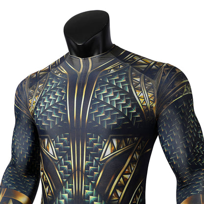 Aquaman And The Lost Kingdom Arthur Curry Male Jumpsuit Cosplay Costumes