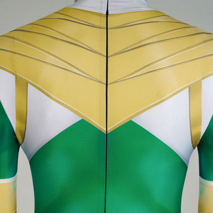 Mighty Morphin Power Rangers Yamato Tribe Knight Burai Green Costumes
