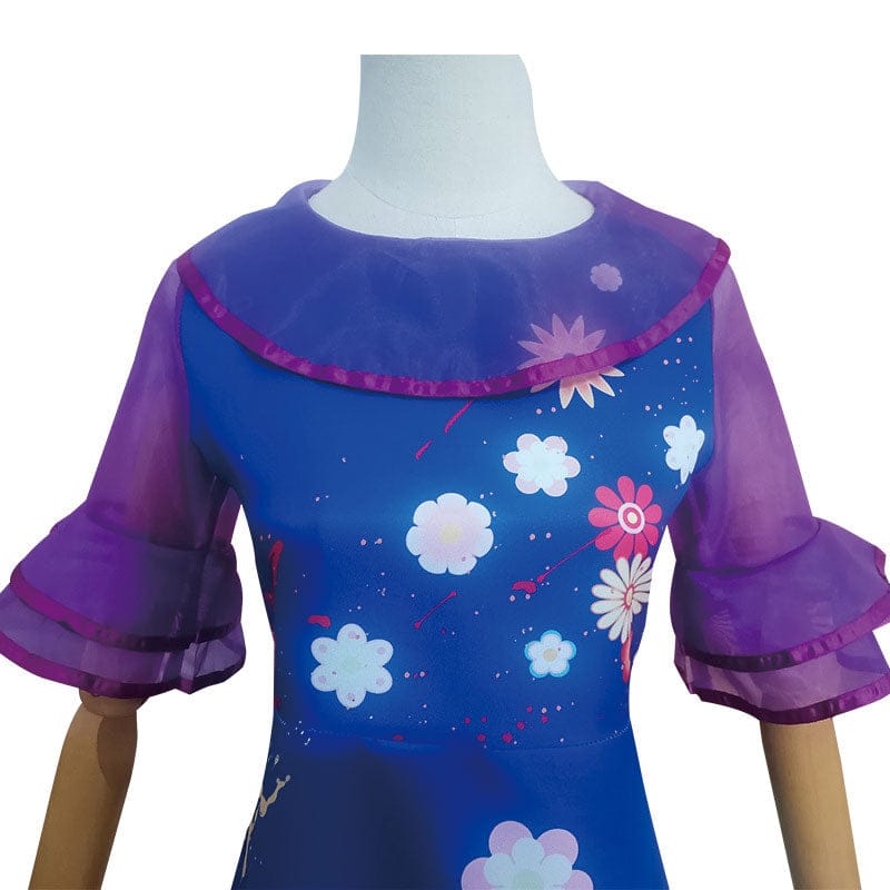 Encanto Isabela Madrigal Kids Dress Cosplay Costumes
