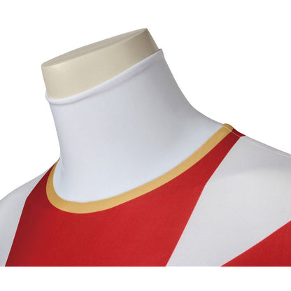 Mighty Morphin Power Rangers Abare Max Ryouga Hakua Abare Red Costumes