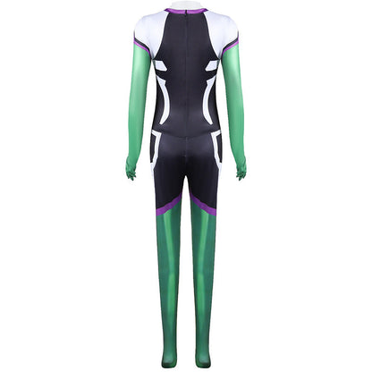 She-Hulk Jennifer Walters Jumpsuit Cosplay Costumes
