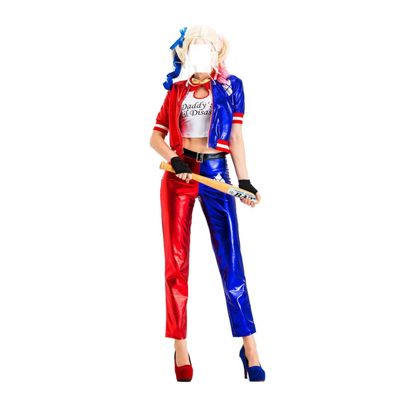 Suicide Squad Harley Quinn Jacket Fullset Cosplay Costumes