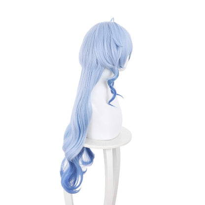 Genshin Impact Ganyu Blue Long Cosplay Wigs