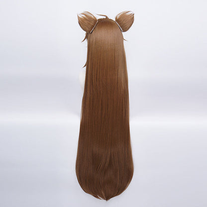 Genshin Impact Miss Hina Inugami Cosplay Wigs With Ears