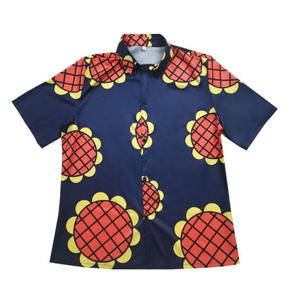 One Piece Monkey D. Luffy Sunflower Shirt Cosplay Costumes