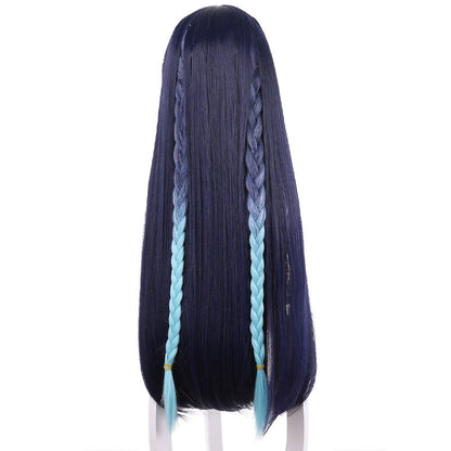Genshin Impact Yun Jin Long Dark Purple Cosplay Wigs