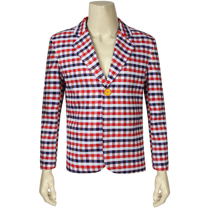 Joker 2019 Joker Checkered Blazer Cosplay Costumes