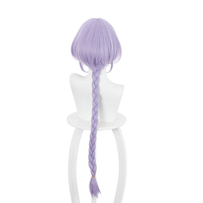 Genshin Impact QiQi Purple Braid Cosplay Wigs