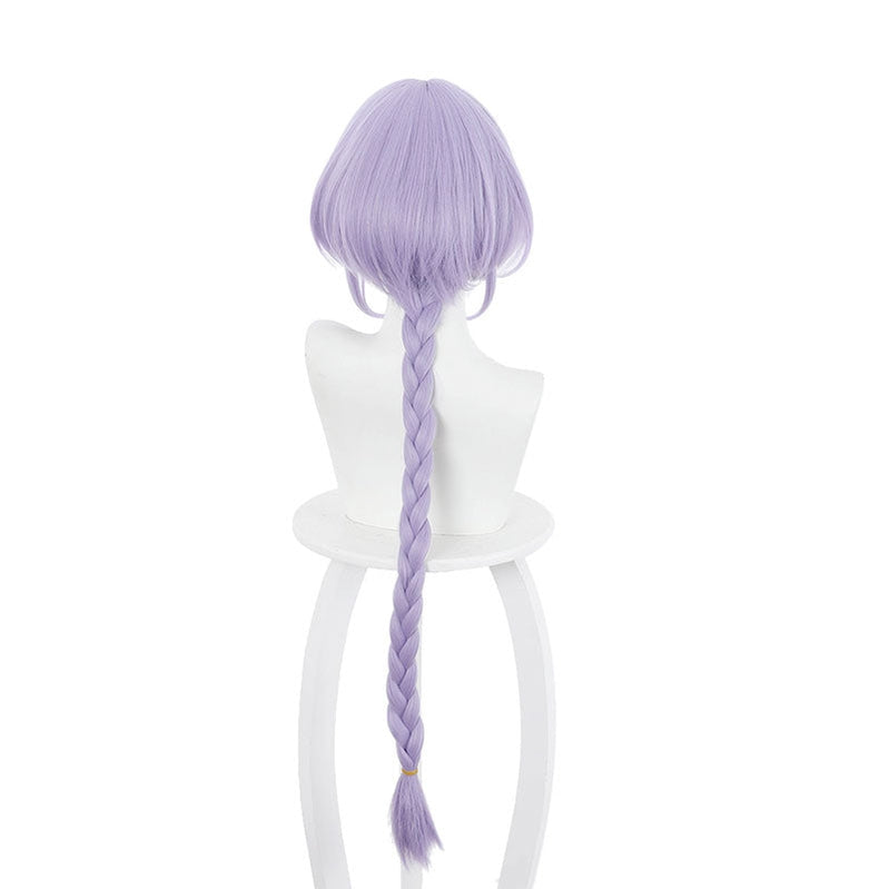 Genshin Impact QiQi Purple Braid Cosplay Wigs