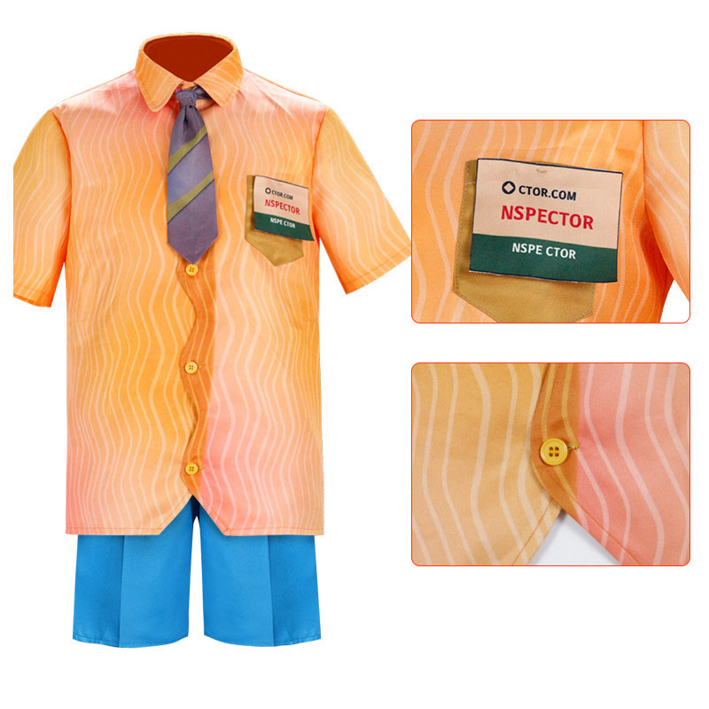 Movie Elemental Ember and Wade Cosplay Costume