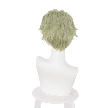 Jujutsu Kaisen Kento Nanami Short Mixed Green Cosplay Wigs