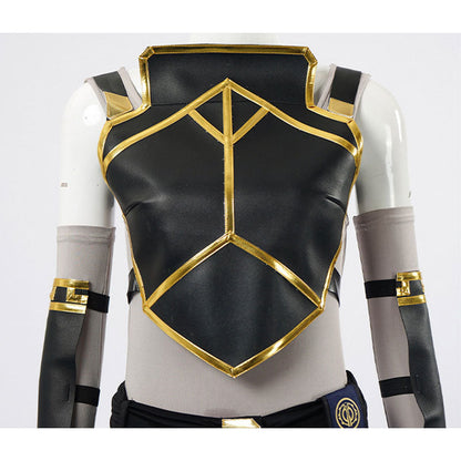 Game LOL Arcane 2 Vi Combat Suit Cosplay Costumes
