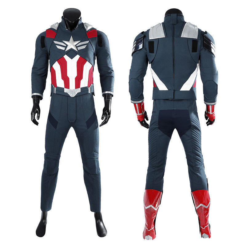 Marvel Captain America 4 Sam Wilson Captain America Cosplay Costumes