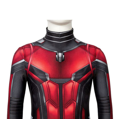 Movie Ant Man and the Wasp Ant-Man Jumpsuit Cosplay Costume for Child