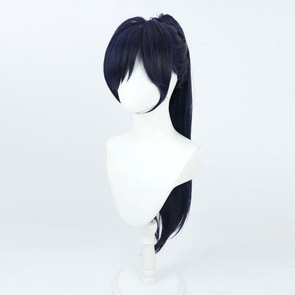 Genshin Impact Scaramouche Single Ponytail Cosplay Wig