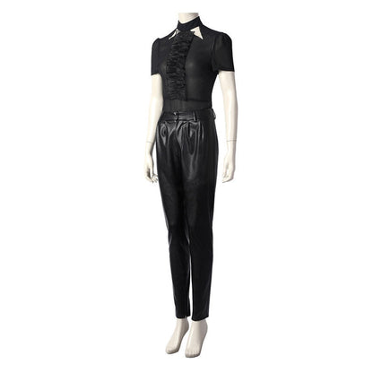 Cruella De Vil Dalmatian Black White Halloween Cosplay Costumes