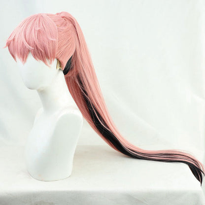 Jujutsu Kaisen Yuji Itadori Female Pink Black Cosplay Wigs