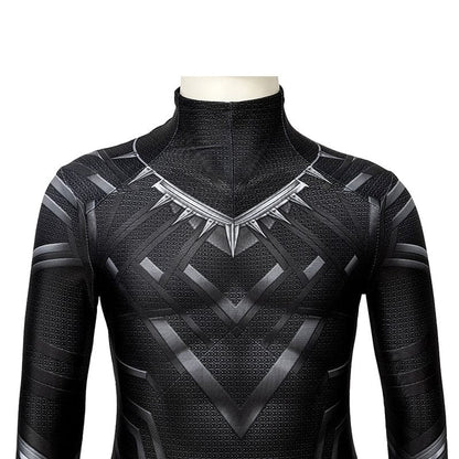 Anime Black Panther Children Jumpsuit Cosplay Costume