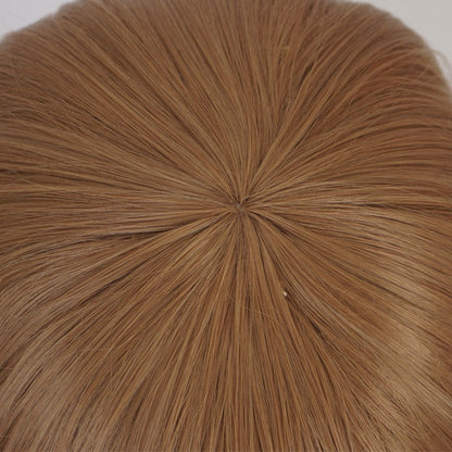 Genshin Impact Lisa Minci Brown Cosplay Wigs