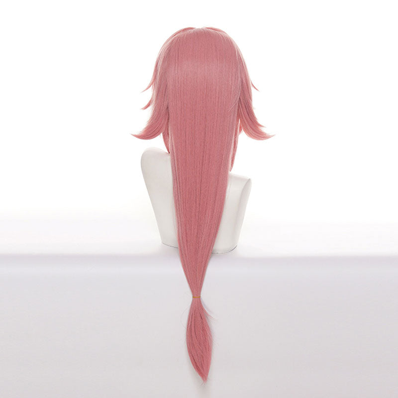 Genshin Impact Yae Miko Pink Halloween Cosplay Wigs