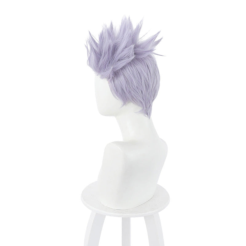 Jujutsu Kaisen Satoru Gojo Short Purple Cosplay Wigs