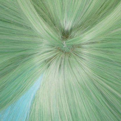 Genshin Impact Sucrose Long Fluorescent Green Cosplay Wigs