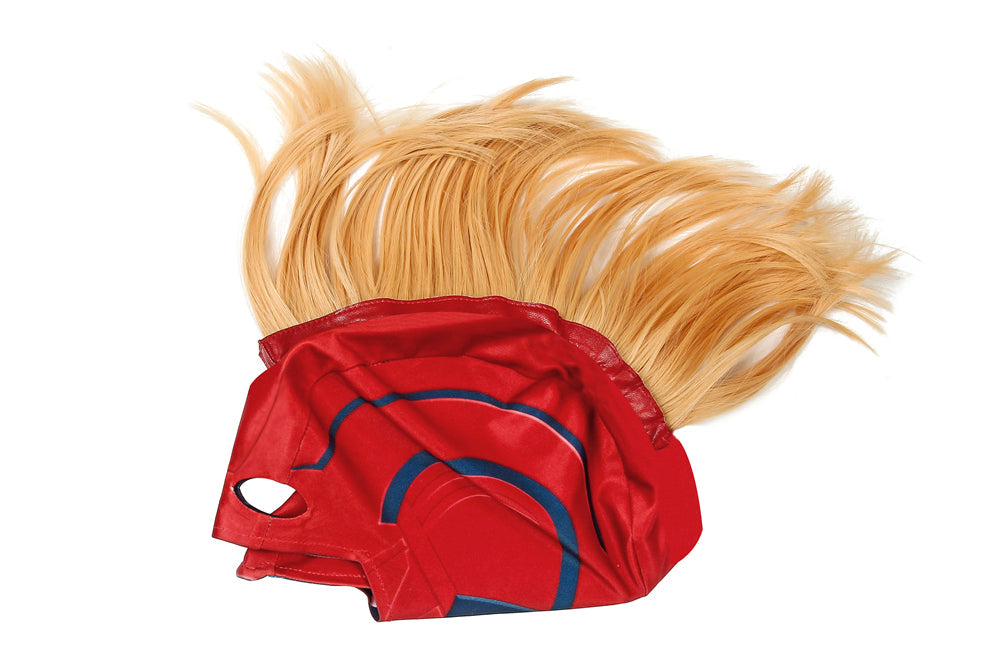 Captain Marvel Carol Danvers Female Jumpsuit with Headgear Costumes