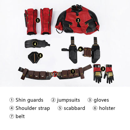 Deadpool 3 Deadpool Film-grade Pro Full Set Cosplay Costumes