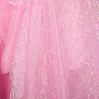 Wicked Part One Galinda Female Dress with Crown Cosplay Costumes