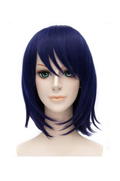 Kantai Collection Tenryu 30cm Straight Purple Cosplay Wigs
