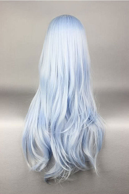Kantai Collection Hibiki 80cm Light Blue Wavy Cosplay Wigs