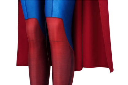 Supergirl Season 5 Kara Zor-el Zentai Jumpsuit Cosplay Costumes
