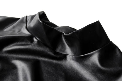 X-Men Gambit Male Fullset Leather Cosplay Costumes with Long Coat