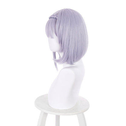 Genshin Impact Noelle Light Purple Short Cosplay Wigs