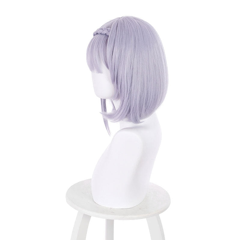 Genshin Impact Noelle Light Purple Short Cosplay Wigs