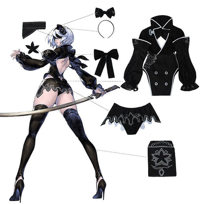 Nier Automata Re in carnation 2B Fullset Cosplay Costumes
