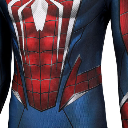 Spider-Man PS5 2 Peter Parker Spiderman Jumpsuit Cosplay Costumes with Headgear