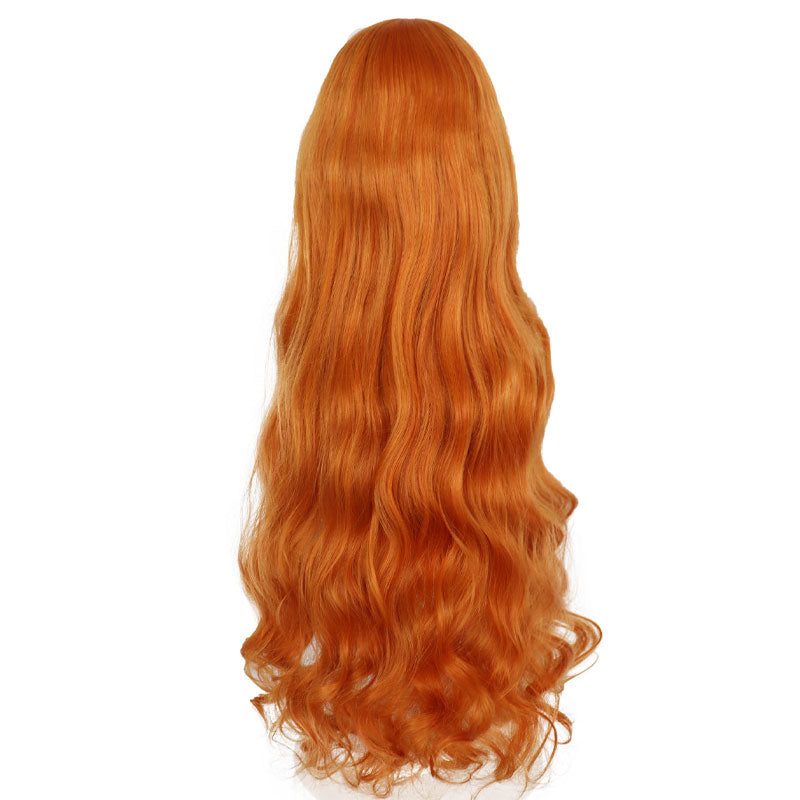 Anime One Piece Nami Orange Long Cosplay Wigs