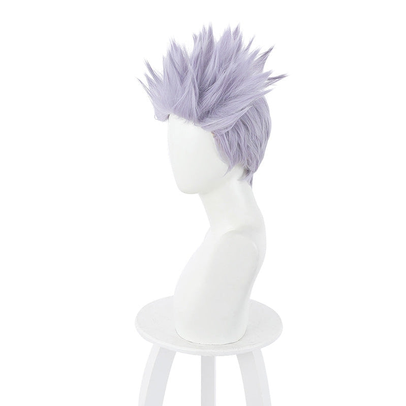 Jujutsu Kaisen Satoru Gojo Short Purple Cosplay Wigs