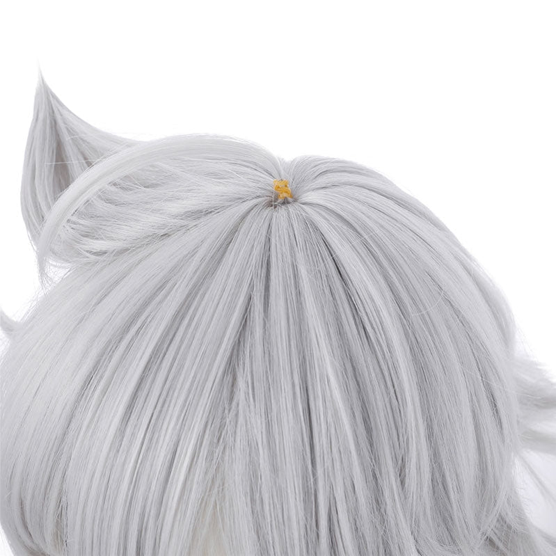 Genshin Impact Razor Silver Gray Cosplay Wigs
