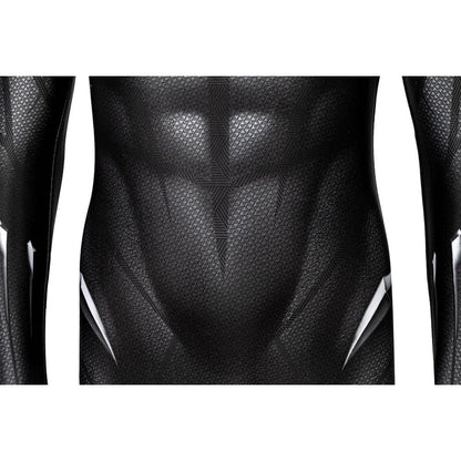 Captain America Civil War Black Panther Kids Jumpsuit with Mask Costume