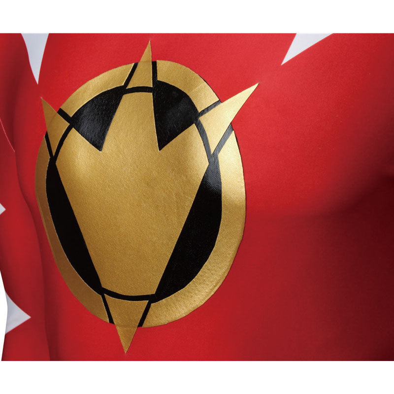 Mighty Morphin Power Rangers Abare Max Ryouga Hakua Abare Red Costumes