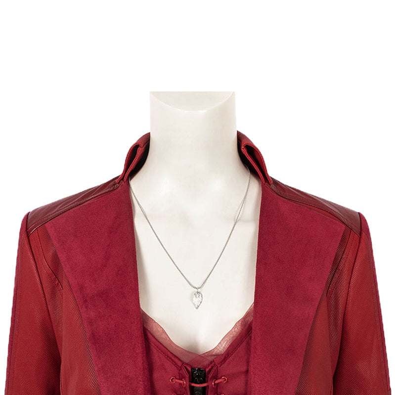 Captain America Civil War Scarlet Witch Wanda Maximoff Cosplay Costume