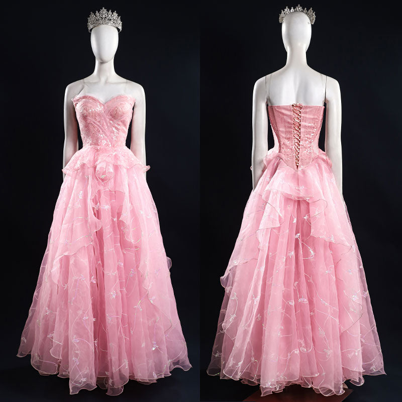 Wicked 2024 Glinda Cosplay Costumes