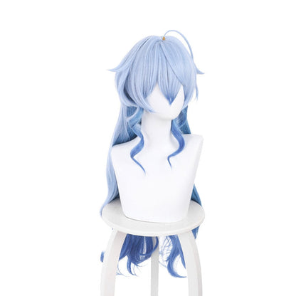 Genshin Impact Ganyu Blue Long Cosplay Wigs