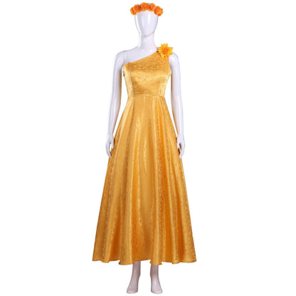 Zoo 2 Non-Mammalians Rise Judy Hopps Yellow Dress Cosplay Costumes